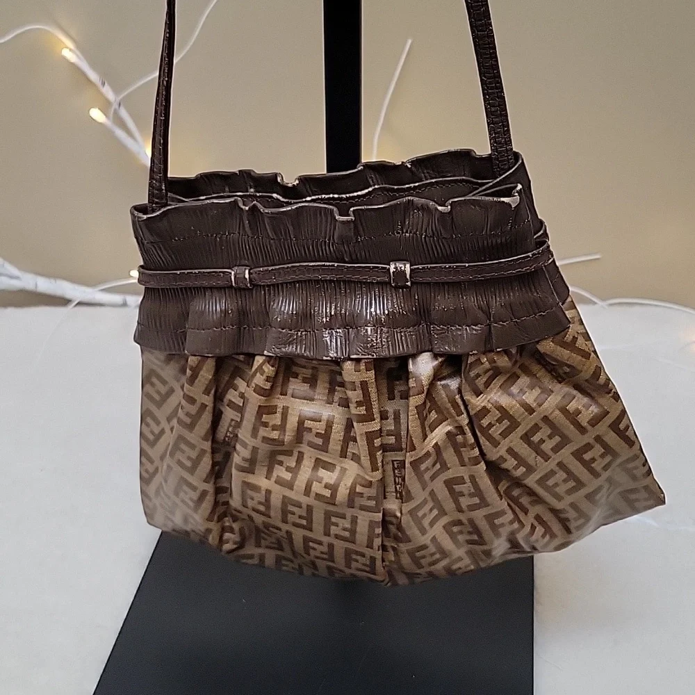 FENDI Zucca Mare Mini Bag Tobacco - Picture 3 of 4